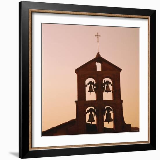 Church Bells at Sunset, Florence, Tuscany, Italy-Roy Rainford-Framed Photographic Print
