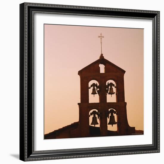 Church Bells at Sunset, Florence, Tuscany, Italy-Roy Rainford-Framed Photographic Print