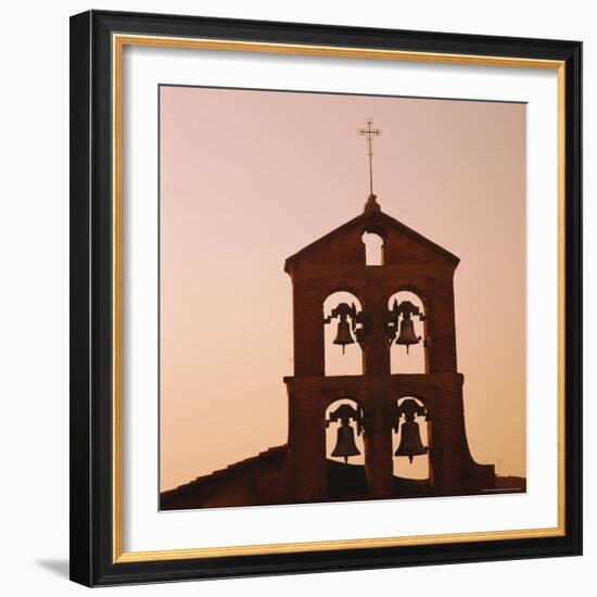 Church Bells at Sunset, Florence, Tuscany, Italy-Roy Rainford-Framed Photographic Print