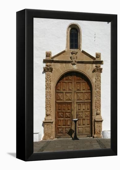 Church, Betancuria, Fuerteventura, Canary Islands-Peter Thompson-Framed Premier Image Canvas