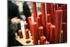 Church Candles in Spain-Felipe Rodriguez-Mounted Photographic Print