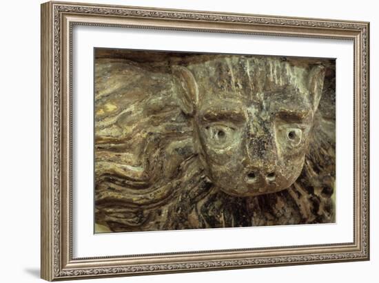 Church Carving-Den Reader-Framed Photographic Print