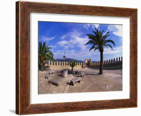 Church Courtyard, Arta, Mallorca, Spain-Hans Peter Merten-Framed Photographic Print