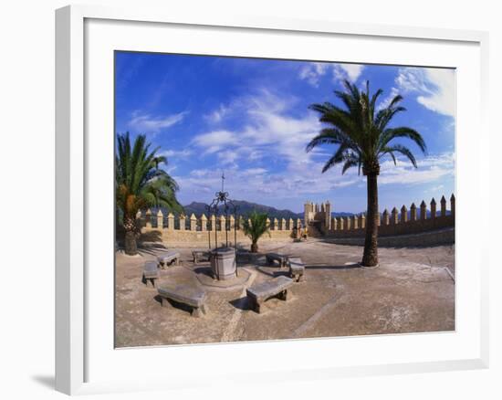 Church Courtyard, Arta, Mallorca, Spain-Hans Peter Merten-Framed Photographic Print