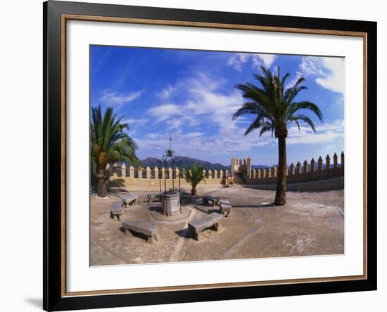 Church Courtyard, Arta, Mallorca, Spain-Hans Peter Merten-Framed Photographic Print