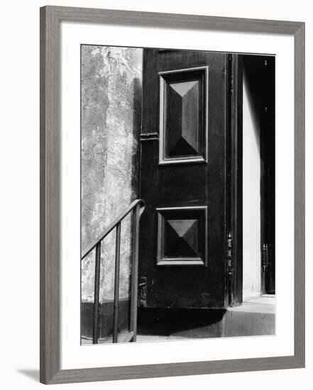 Church Door, Bowery, New York, 1946-Brett Weston-Framed Photographic Print