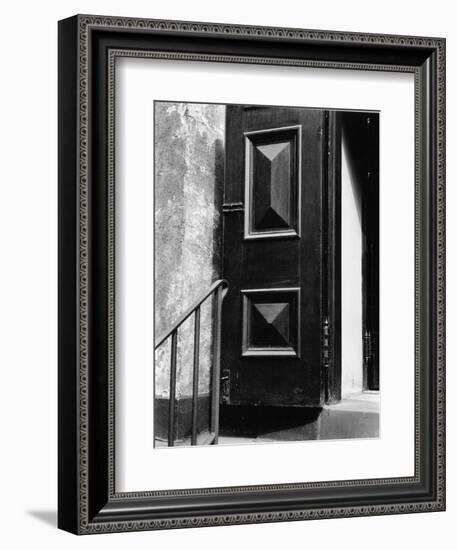 Church Door, Bowery, New York, 1946-Brett Weston-Framed Photographic Print