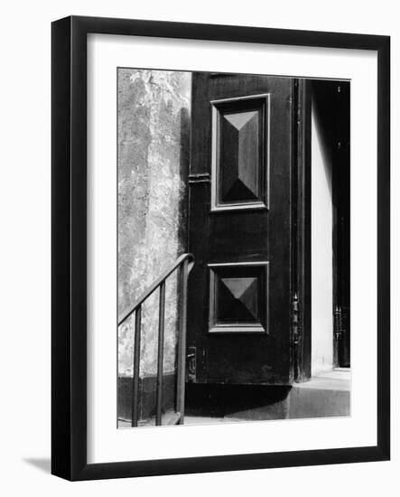 Church Door, Bowery, New York, 1946-Brett Weston-Framed Photographic Print