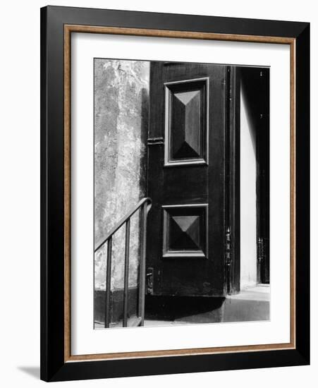 Church Door, Bowery, New York, 1946-Brett Weston-Framed Photographic Print