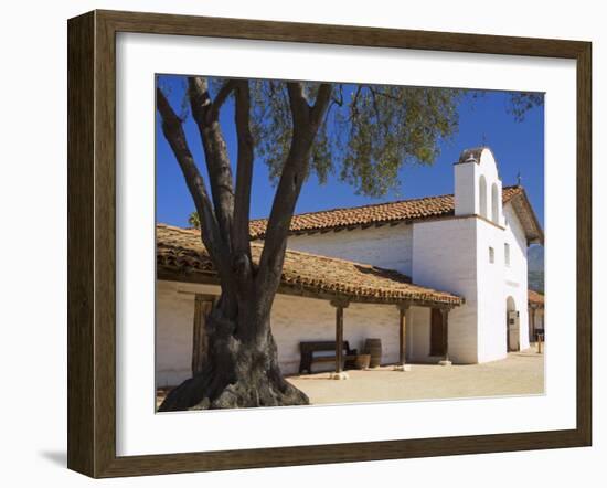 Church, El Presidio De Santa Barbara State Historic Park, Santa Barbara, California, United States -Richard Cummins-Framed Photographic Print