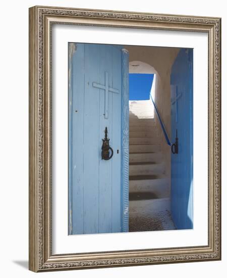 Church Entrance, Chania, Crete, Greek Islands, Greece, Europe-Sakis Papadopoulos-Framed Photographic Print