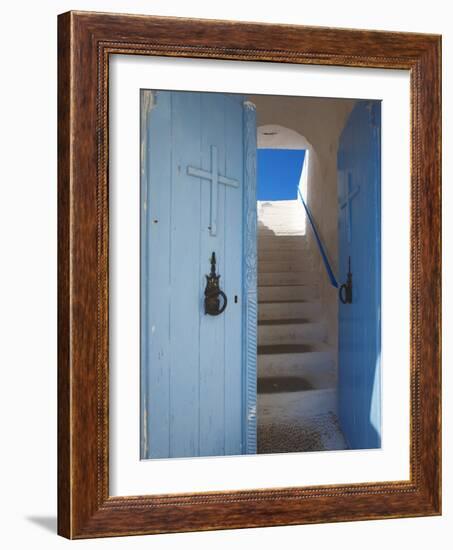 Church Entrance, Chania, Crete, Greek Islands, Greece, Europe-Sakis Papadopoulos-Framed Photographic Print