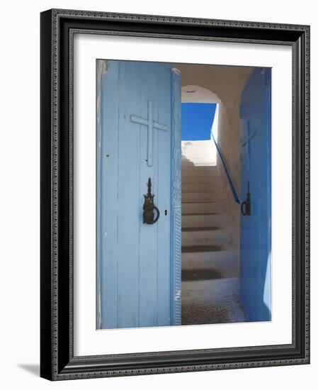 Church Entrance, Chania, Crete, Greek Islands, Greece, Europe-Sakis Papadopoulos-Framed Photographic Print