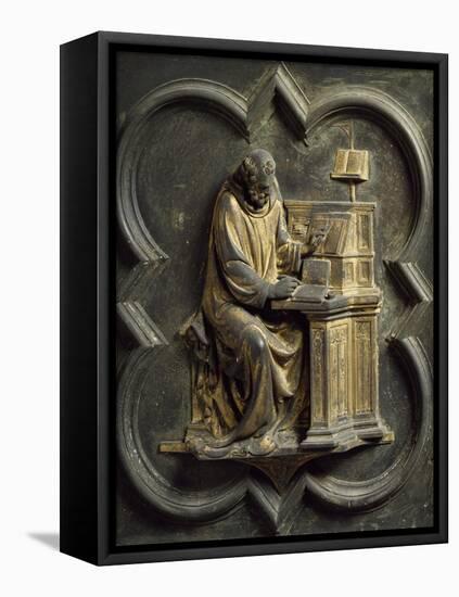 Church Father, Bronze Panel-Lorenzo Ghiberti-Framed Premier Image Canvas