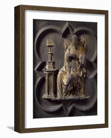 Church Father, Panel-Lorenzo Ghiberti-Framed Giclee Print