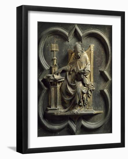 Church Fathers, Panel-Lorenzo Ghiberti-Framed Giclee Print