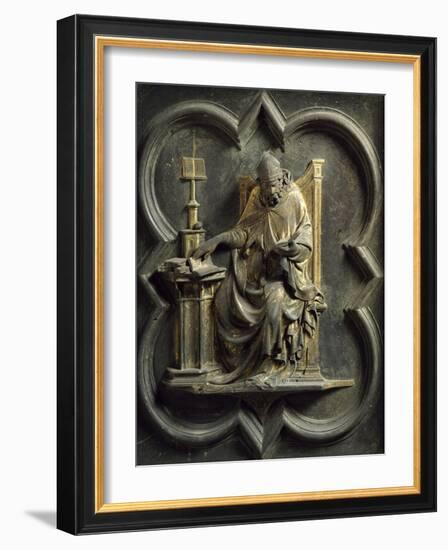 Church Fathers, Panel-Lorenzo Ghiberti-Framed Giclee Print