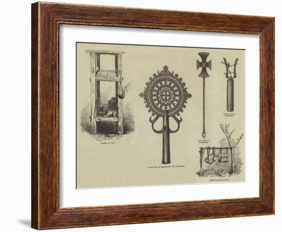 Church Furniture of Abyssinia-null-Framed Giclee Print