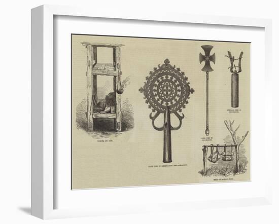 Church Furniture of Abyssinia-null-Framed Giclee Print