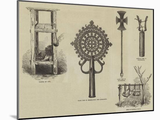 Church Furniture of Abyssinia-null-Mounted Giclee Print
