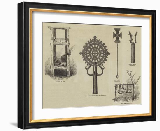 Church Furniture of Abyssinia-null-Framed Giclee Print