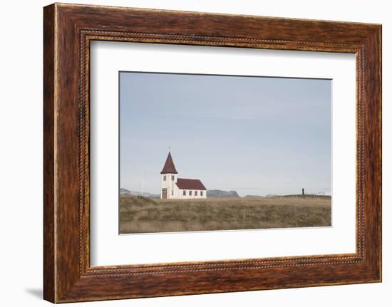 Church Hellnakirkja, Hellnar, Snaefellsnes, West Iceland-Julia Wellner-Framed Photographic Print