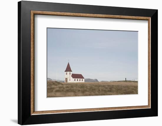 Church Hellnakirkja, Hellnar, Snaefellsnes, West Iceland-Julia Wellner-Framed Photographic Print