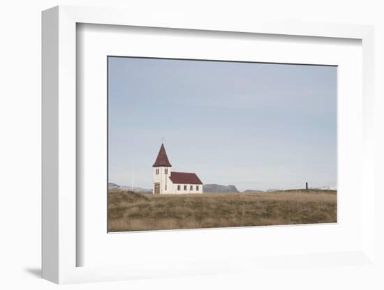 Church Hellnakirkja, Hellnar, Snaefellsnes, West Iceland-Julia Wellner-Framed Photographic Print