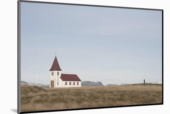 Church Hellnakirkja, Hellnar, Snaefellsnes, West Iceland-Julia Wellner-Mounted Photographic Print