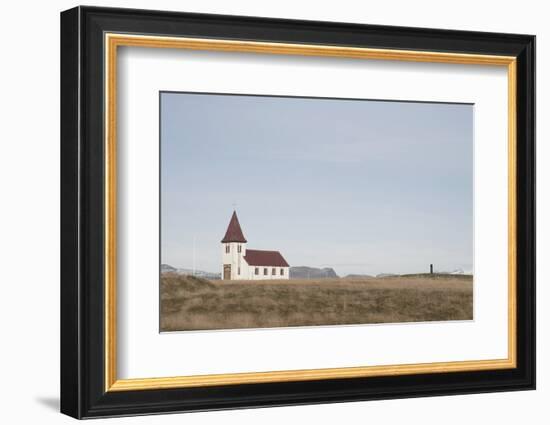 Church Hellnakirkja, Hellnar, Snaefellsnes, West Iceland-Julia Wellner-Framed Photographic Print