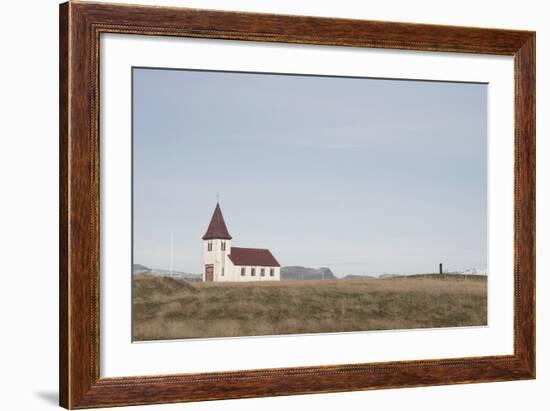 Church Hellnakirkja, Hellnar, Snaefellsnes, West Iceland-Julia Wellner-Framed Photographic Print