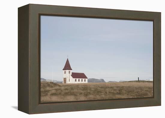 Church Hellnakirkja, Hellnar, Snaefellsnes, West Iceland-Julia Wellner-Framed Premier Image Canvas