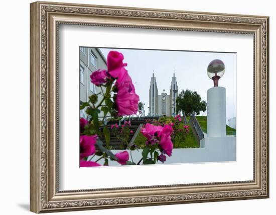 Church in Akureyri-Catharina Lux-Framed Photographic Print