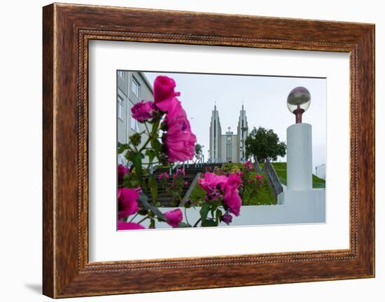 Church in Akureyri-Catharina Lux-Framed Photographic Print