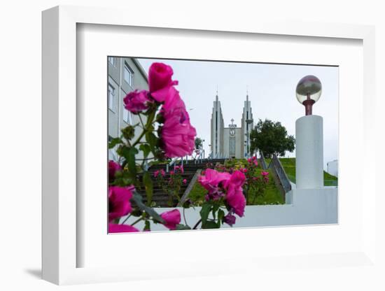 Church in Akureyri-Catharina Lux-Framed Photographic Print