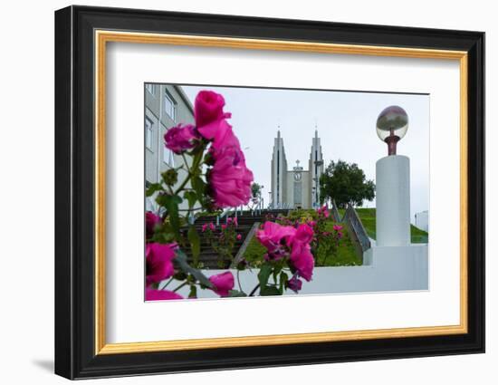 Church in Akureyri-Catharina Lux-Framed Photographic Print