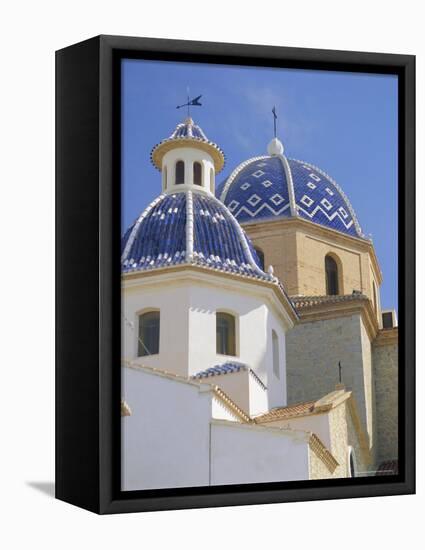 Church in Altea, Valencia, Spain, Europe-Rolf Richardson-Framed Premier Image Canvas