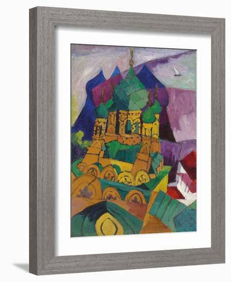 Church in Alupka, 1916-Aristarkh Vasilievic Lentulov-Framed Giclee Print