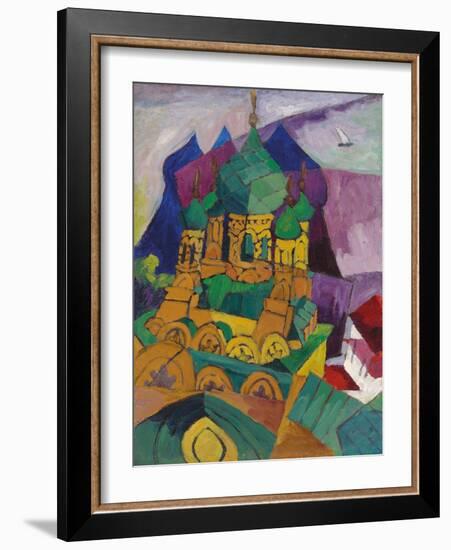 Church in Alupka, 1916-Aristarkh Vasilievic Lentulov-Framed Giclee Print