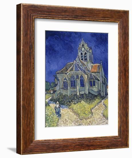 Church in Auvers-Sur-Oise, View from the Chevet. 1890-Vincent van Gogh-Framed Art Print