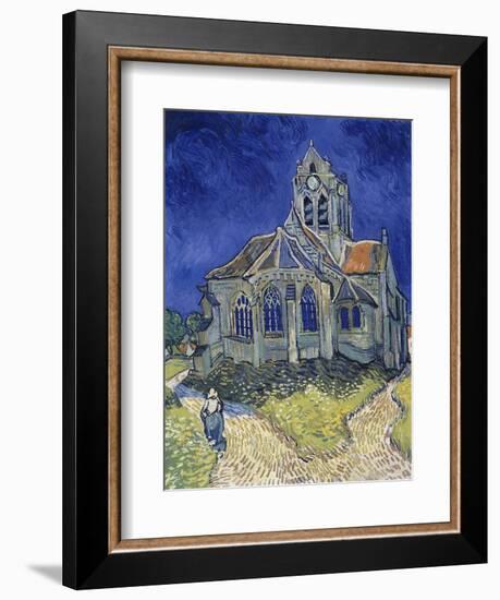 Church in Auvers-Sur-Oise, View from the Chevet. 1890-Vincent van Gogh-Framed Art Print