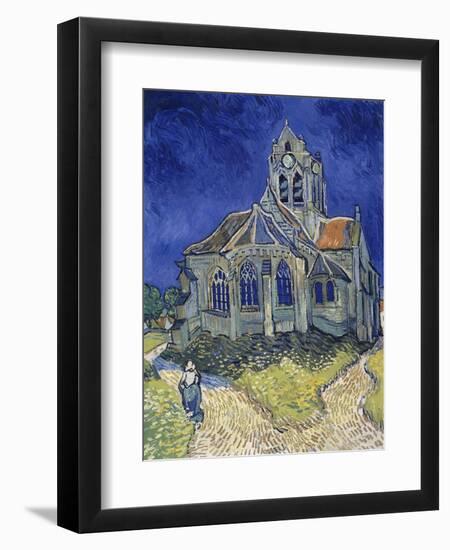 Church in Auvers-Sur-Oise, View from the Chevet. 1890-Vincent van Gogh-Framed Art Print