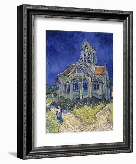 Church in Auvers-Sur-Oise, View from the Chevet. 1890-Vincent van Gogh-Framed Art Print