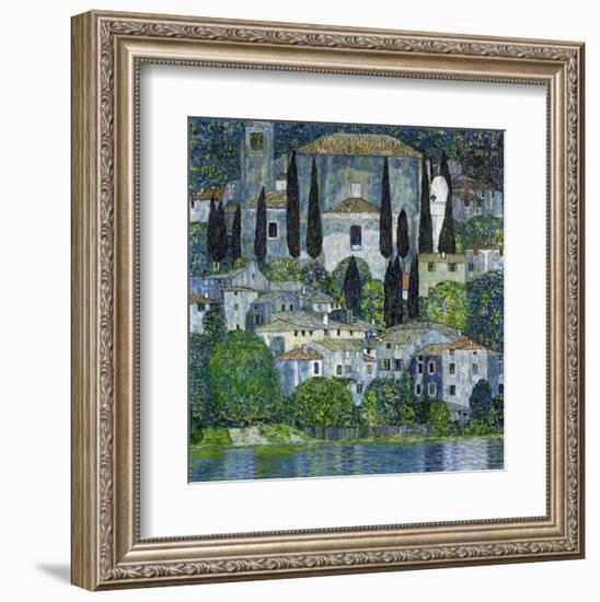 Church in Cassone-Gustav Klimt-Framed Giclee Print