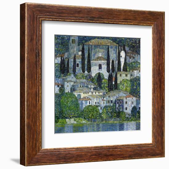 Church in Cassone-Gustav Klimt-Framed Giclee Print