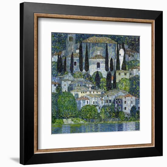Church in Cassone-Gustav Klimt-Framed Giclee Print