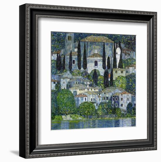 Church in Cassone-Gustav Klimt-Framed Giclee Print