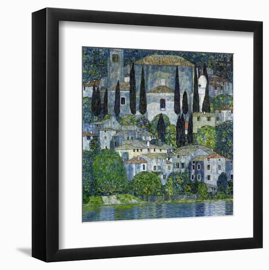 Church in Cassone-Gustav Klimt-Framed Giclee Print