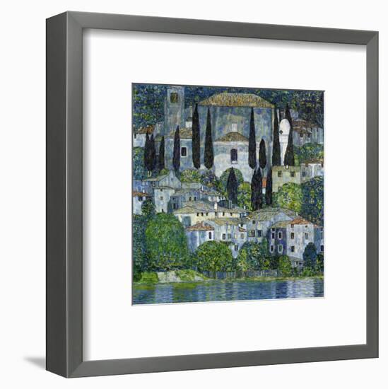 Church in Cassone-Gustav Klimt-Framed Giclee Print