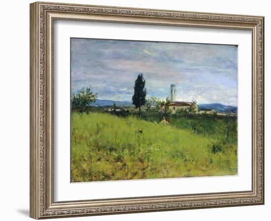 Church in Country-Silvestro Lega-Framed Giclee Print